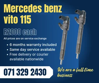 Mercedes Benz Vito 115 Injectors For Sale With Warranty