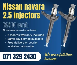 Nissan Navara 2.5 Injectors For Sale With Warranty