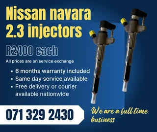 Nissan Navara 2.3 Injectors For Sale With Warranty Included