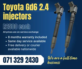 Toyota Gd6 2.4 Injectors For Sale With Warranty