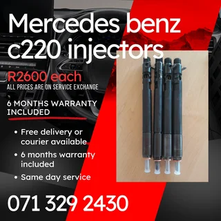 Mercedes Benz C220 Injectors For Sale With Warranty Included