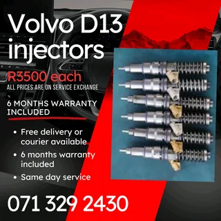 Volvo D13 Injectors For Sale With Warranty Included