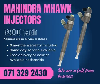 Mahindra Mhawk 2.2 Injectors For Sale With Warranty Included