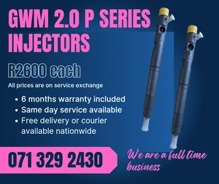 Gwm 2.0 P Series Injectors For Sale With Warranty