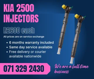 Kia 2500 Injectors For Sale With Warranty Included