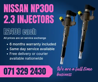 Nissan Np300 2.3 Injectors For Sale With Warranty Included
