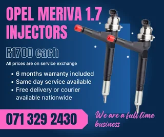 Opel Meriva 1.7 Injectors For Sale With Warranty