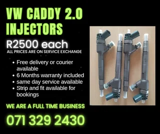 Vw Caddy 2.0 Injectors For Sale With Warranty