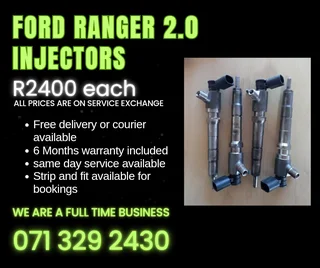 Ford Ranger 2.0 Injectors For Sale With Warranty