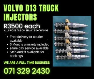 Volvo D13 Truck Injectors For Sale With Warranty