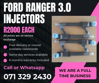 Ford Ranger 3.0 Injectors For Sale With Warranty Included