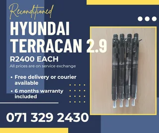 Hyundai Terracan 2.9 Injectors For Sale With Warranty