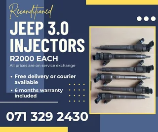 Jeep 3.0 Injectors For Sale With Warranty