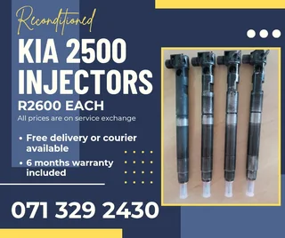 Kia 2500 Injectors For Sale With Warranty