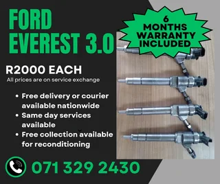 Ford Everest 3.0 Injectors For Sale With Warranty