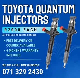 Toyota Quantum Diesel Injectors For Sale With Warranty