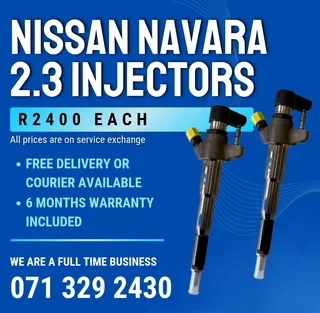 Nissan Navara 2.3 Injectors For Sale With Warranty