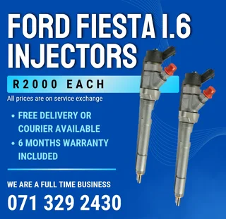 Ford Fiesta 1.6 Injectors For Sale With Warranty