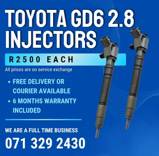 Toyota Gd6 2.8 Injectors For Sale With Warranty