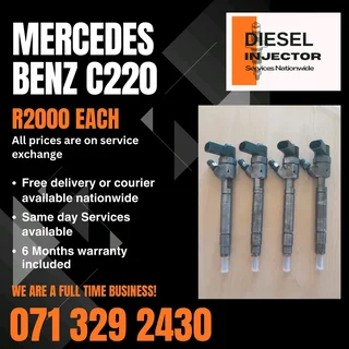 Mercedes Benz C220 Injectors For Sale With Warranty