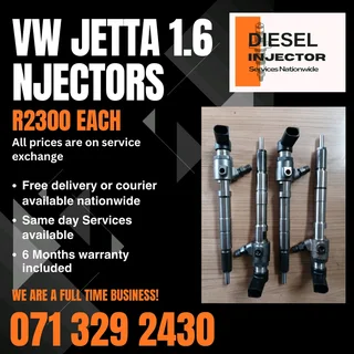 Vw Jetta 1.6 Injectors For Sale With Warranty