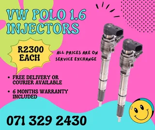 Vw Polo 1.6 Injectors For Sale With Warranty Included