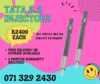 Tata 2.2 Injectors For Sale With Warranty Included