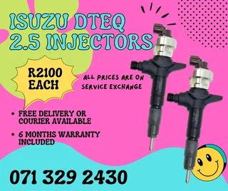 Isuzu Dteq 2.5 Injectors For Sale With Warranty Included
