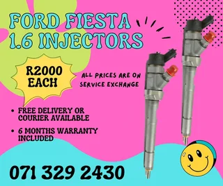 Ford Fiesta 1.6 Injectors For Sale With Warranty