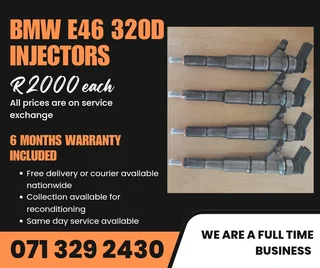 Bmw E46 320d Injectors For Sale With Warranty