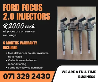 Ford Focus 2.0 Injectors For Sale With Warranty Included