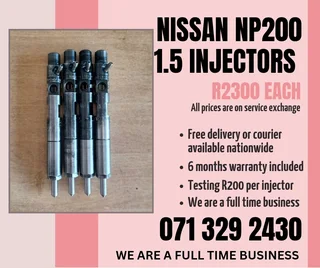 Nissan Np200 1.5 Injectors For Sale With Warranty