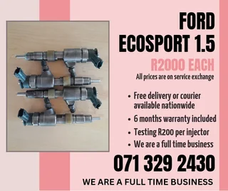 Ford Ecosport 1.5 Injectors For Sale With Warranty Included