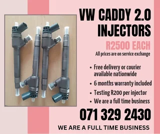 Vw Caddy 2.0 Injectors For Sale With Warranty Included