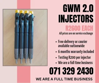 Gwm 2.0 P Series Injectors For Sale With Warranty