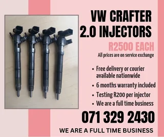 Vw Crafter 2.0 Injectors For Sale With Warranty