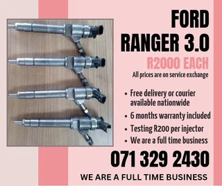 Ford Ranger 3.0 Injectors For Sale With Warranty Included