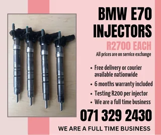Bmw E70 3.0 Injectors For Sale With Warranty