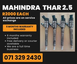 Mahindra Thar 2.5 Injectors For Sale With Warranty Included