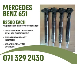 Mercedes Benz Vito 651 Injectors For Sale With Warranty Included