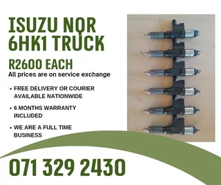 Isuzu Nqr 6hk1 Injectors For Sale With Warranty