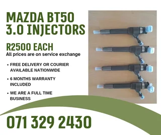 Mazda Bt50 3.0 Injectors For Sale With Warranty