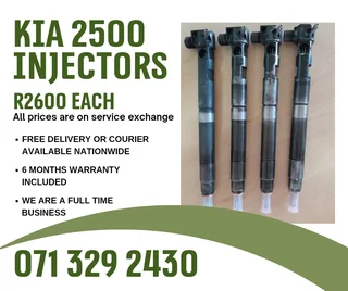 Kia 2500 Injectors For Sale With Warranty