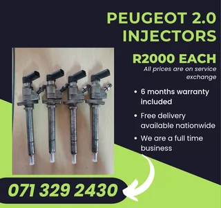 Peugeot 2.0 Injectors For Sale With Warranty Included