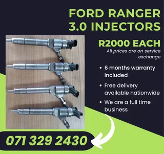 Ford Ranger 3.0 Injectors For Sale With Warranty Included In
