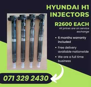 Hyundai H1 Injectors For Sale With Warranty Included