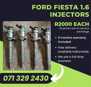 Ford Fiesta 1.6 Injectors For Sale With Warranty