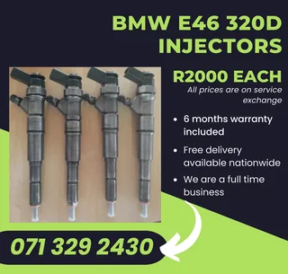 Bmw E46 320d Injectors For Sale With Warranty Included