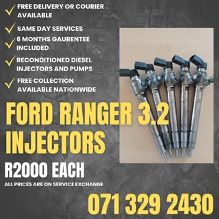 Ford Ranger 3.2 Injectors For Sale With Warranty Included In