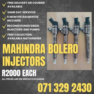 Mahindra Bolero Injectors For Sale With Warranty Included In